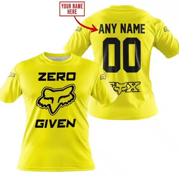 Zero Fox Given  -  Limited Edition  -  Fox Racing  -  Yellow - Image 3
