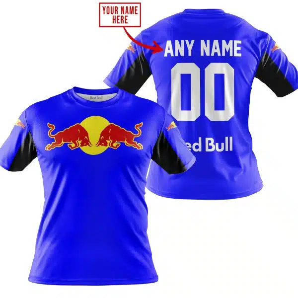 Custom Name Racing - Limited Edition - Redbull - Blue - Image 4