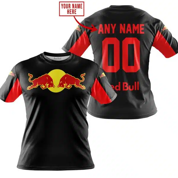 Custom Name Racing - Limited Edition - Redbull - Red - Image 4