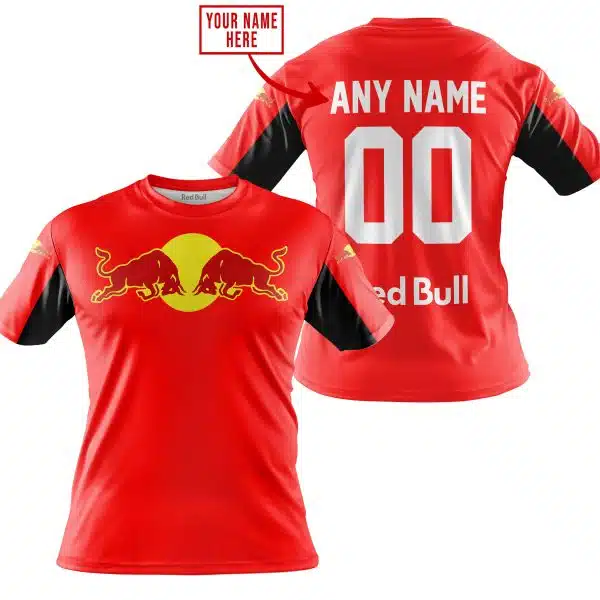 Custom Name Racing - Limited Edition - Redbull - Red V2 - Image 4