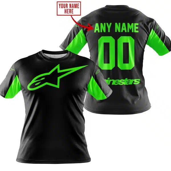 Custom Name Racing - Limited Edition - Alpinestars - Green - Image 4