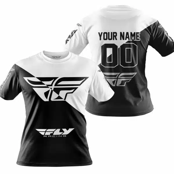 Premium Gift - Custom Name - Fly Racing - White - Image 3