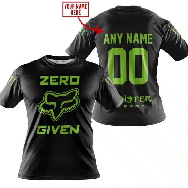 Zero Fox Given – Limited Edition – Monster Energy – Black V1 - Image 3