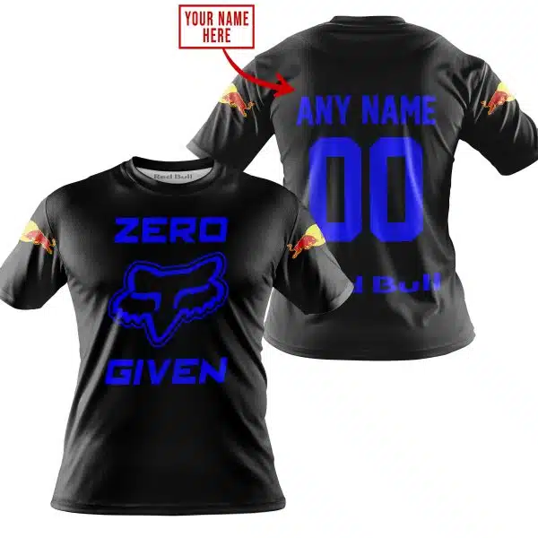Zero Fox Given – Limited Edition – Red Bull – Black V1 - Image 3
