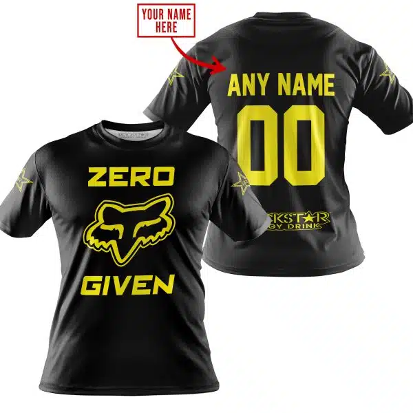 Zero Fox Given – Limited Edition – Rockstar Energy – Black V1 - Image 3