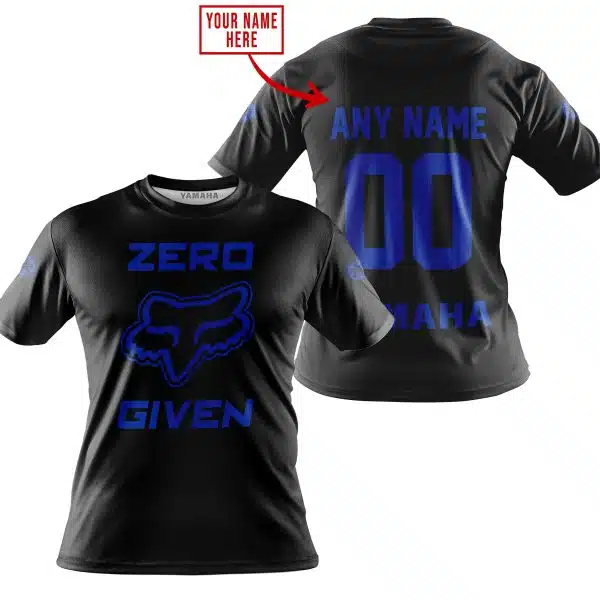 Zero Fox Given – Limited Edition – Yamaha – Black - Blue V1 - Image 3