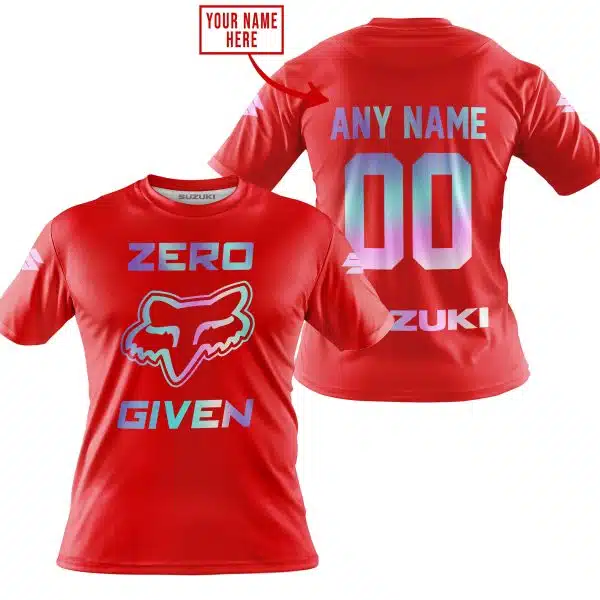 Zero Fox Given – Limited Edition – Suzuki – Red - Image 3
