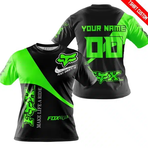 Make Life A Ride Just Send It - Fox - Green - Image 3