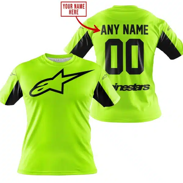 Custom Name Racing - Limited Edition - Alpinestars - Neon V2 - Image 4