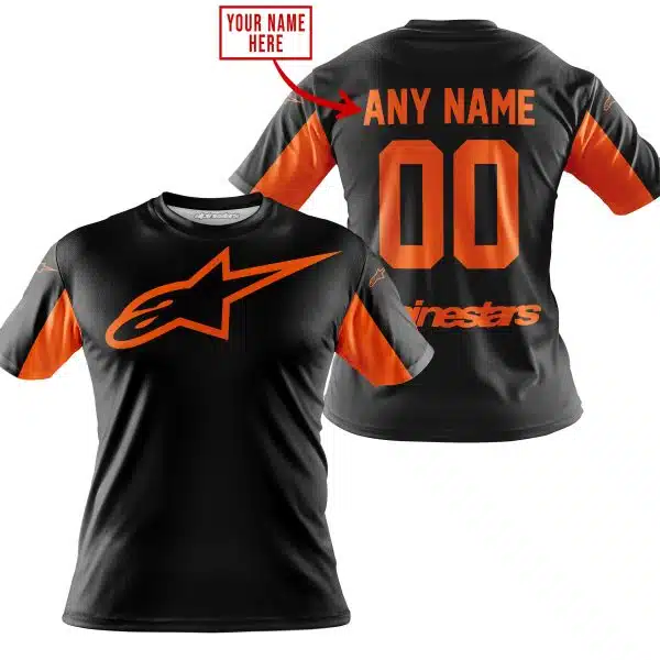 Custom Name Racing - Limited Edition - Alpinestars - Orange - Image 4
