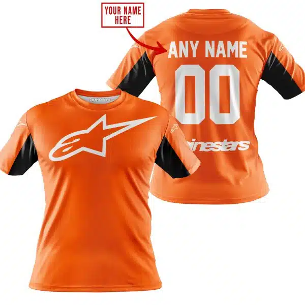 Custom Name Racing - Limited Edition - Alpinestars - Orange V2 - Image 4