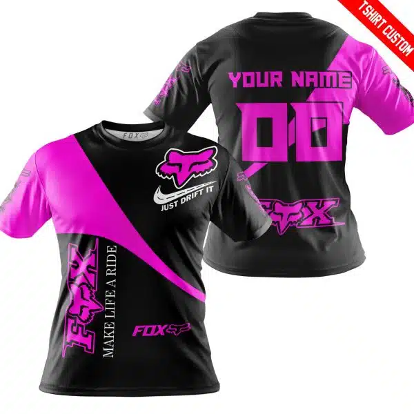 Make Life A Ride Just Send It - Fox - Pink - Image 4