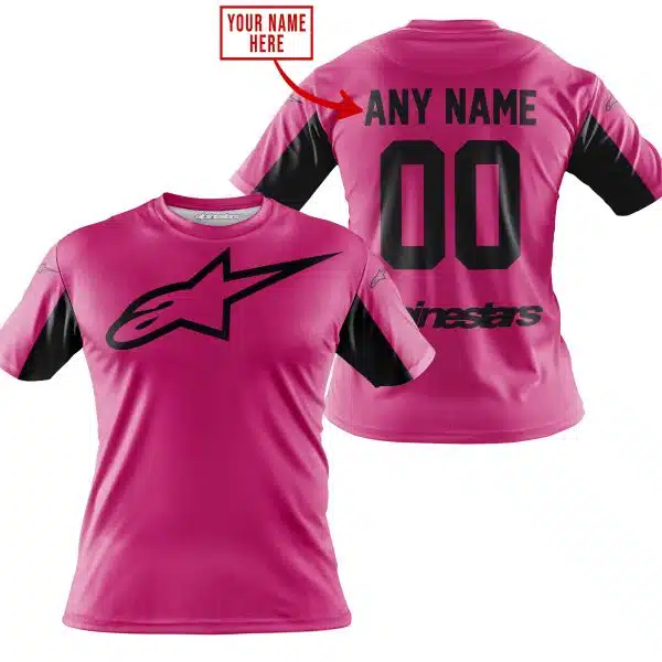 Custom Name Racing - Limited Edition - Alpinestars - Pink 1 V2 - Image 4