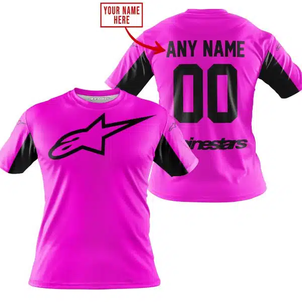 Custom Name Racing - Limited Edition - Alpinestars - Pink V2 - Image 4
