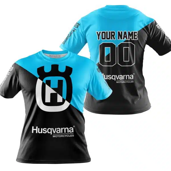 Premium Gift - Custom Name - Husqvarna - Sky Blue - Image 3