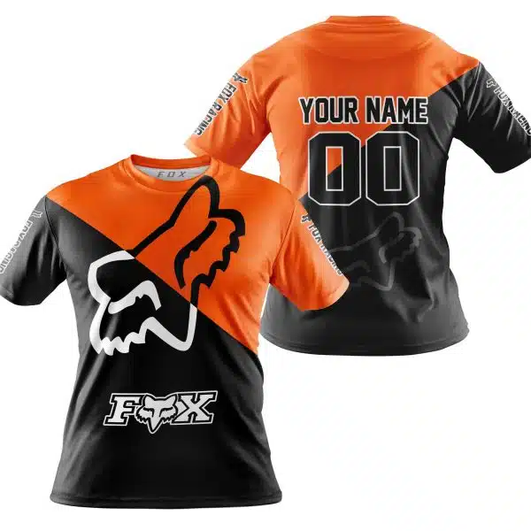 Premium Gift - Custom Name - Fox Racing - Orange - Image 3
