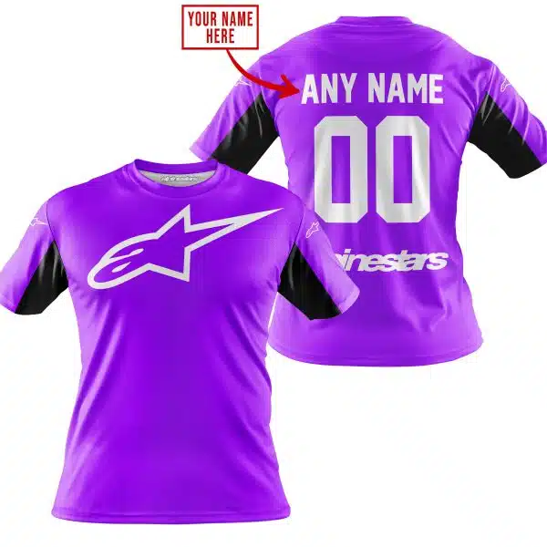 Custom Name Racing - Limited Edition - Alpinestars - Purple V2 - Image 4