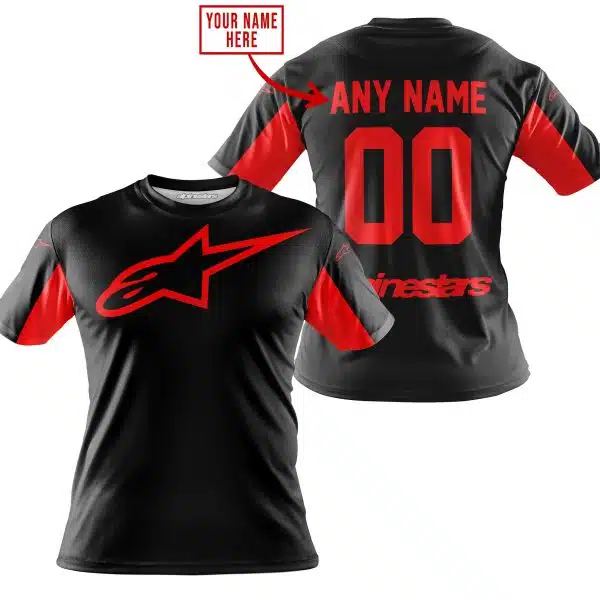 Custom Name Racing - Limited Edition - Alpinestars - Red - Image 4