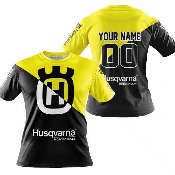 Premium Gift - Custom Name - Husqvarna - Yellow - Image 3