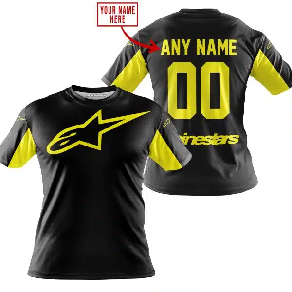 Custom Name Racing - Limited Edition - Alpinestars - Yelow - Image 4