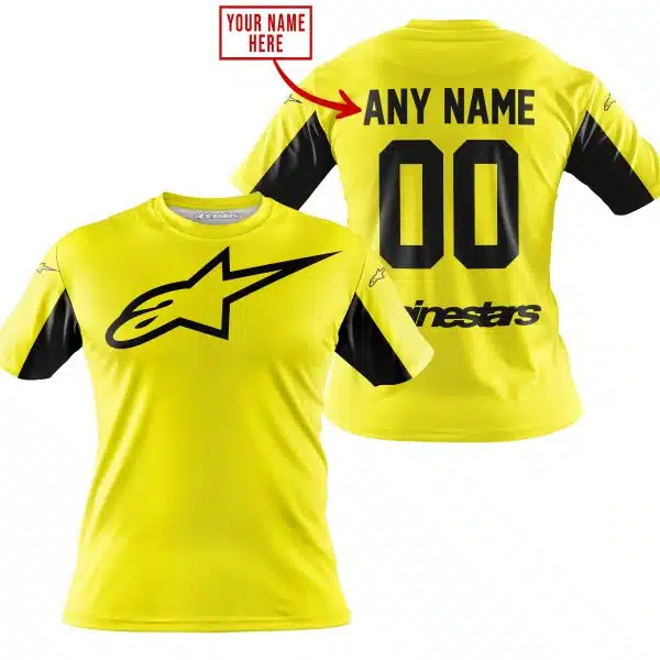 Custom Name Racing - Limited Edition - Alpinestars - Yelow V2 - Image 4