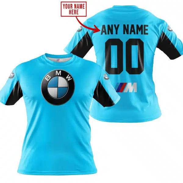 Custom Name Racing - Limited Edition - Bmw - Sky Blue V2 - Image 4