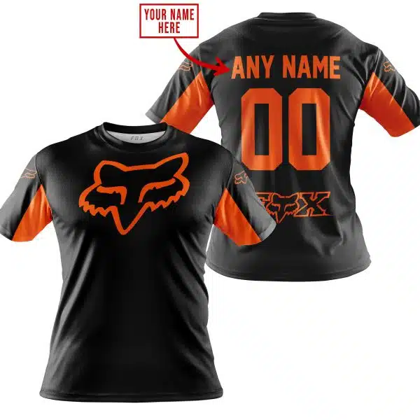 Custom Name Racing - Limited Edition - Fox Racing - Orange - Image 4