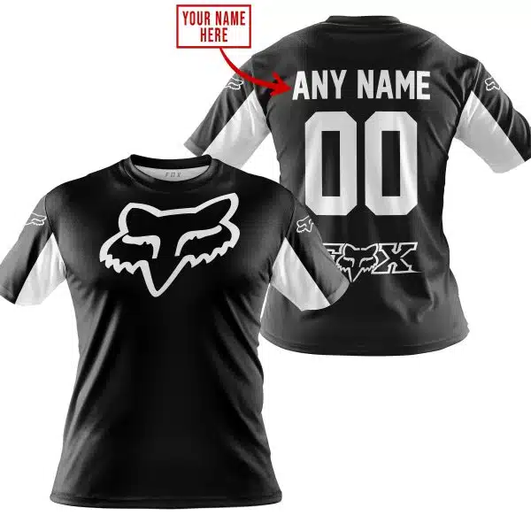 Custom Name Racing - Limited Edition - Fox Racing - White - Image 4