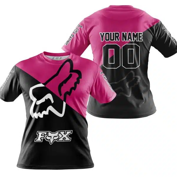 Premium Gift - Custom Name - Fox Racing - Pink 1 - Image 3