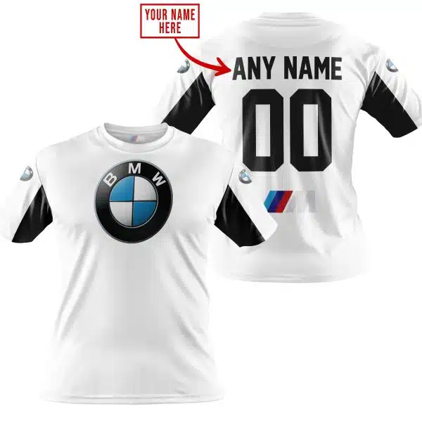 Custom Name Racing - Limited Edition - Bmw - White V2 - Image 4