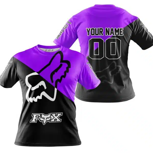 Premium Gift - Custom Name - Fox Racing - Purple - Image 3