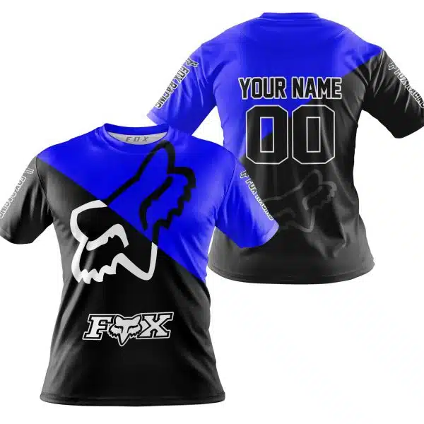 Premium Gift - Custom Name - Fox Racing - Blue - Image 3