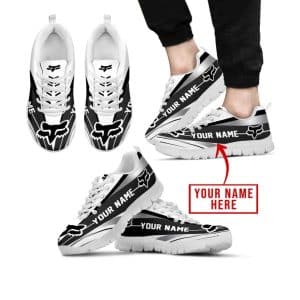 Premium Mx Sneakers - Custom Name - Fox Racing  - White