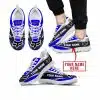 Premium Mx Sneakers - Custom Name - Fox Racing  - Blue - White