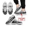 Premium Mx Sneakers - Custom Name - Fox Racing  - Grey - White