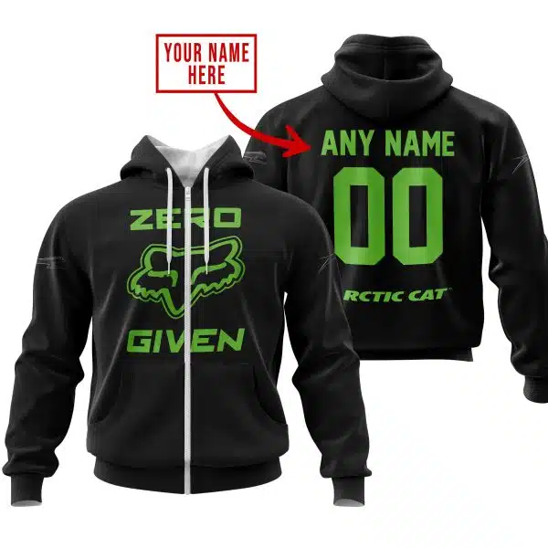 Zero Fox Given – Limited Edition – Arctic Cat – Black V1 - Image 2