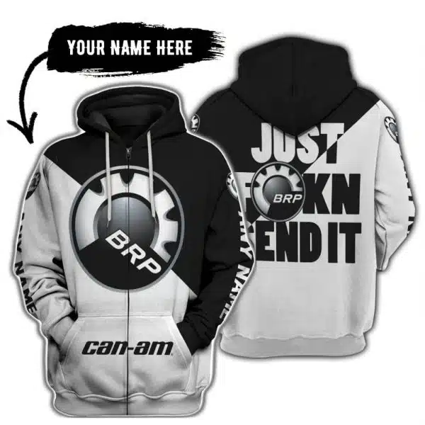 Just Fkcn Send It - 3d All Over Printed - Can Am Black - Image 2