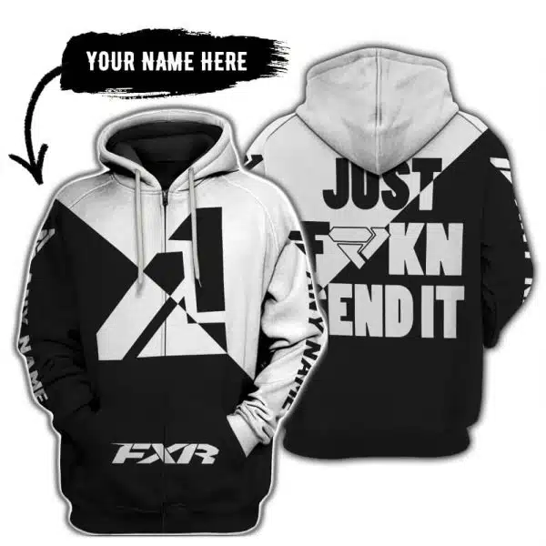 Just Fkcn Send It - 3d All Over Printed - Fxr White - Image 2