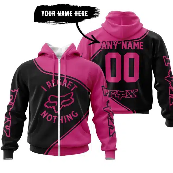 I Regret Fox Racing Nothing – Bright Pink - Image 2