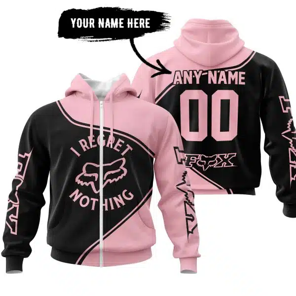 I Regret Fox Racing Nothing – Pink - Image 2