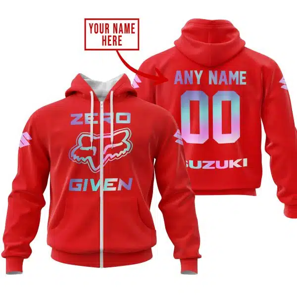 Zero Fox Given – Limited Edition – Suzuki – Red - Image 2
