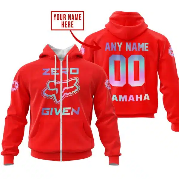 Zero Fox Given – Limited Edition – Yamaha – Black Red - Image 2