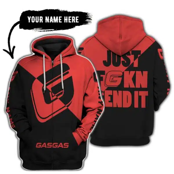 Just Fkcn Send It - 3d All Over Printed - Gas Gas - Image 2