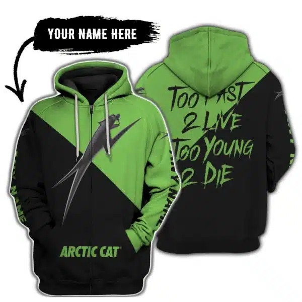 Too Fast To Live Too Young To Die - 3d All Over Printed - Arctic-Cat - Image 2