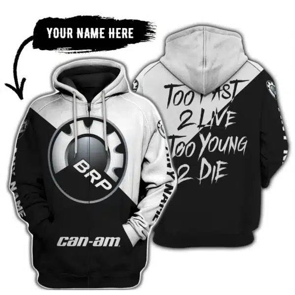 Too Fast To Live Too Young To Die - 3d All Over Printed - Can Am - Image 2