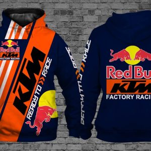 KTMR-RED BULL ALL OVER 3D PRINTED SHIRT