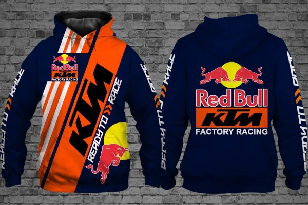 KTMR-RED BULL ALL OVER 3D PRINTED SHIRT