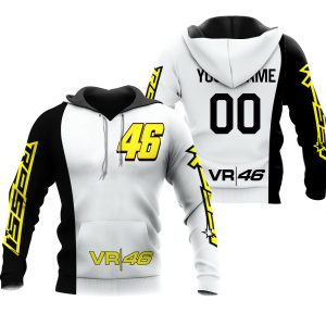 CUSTOM NAME RACING | WHITE-BLACK | VR46