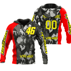CUSTOM NAME RACING | RED CAMO | 46VR