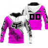 FX RACING WHITE PINK | CUSTOM NAME